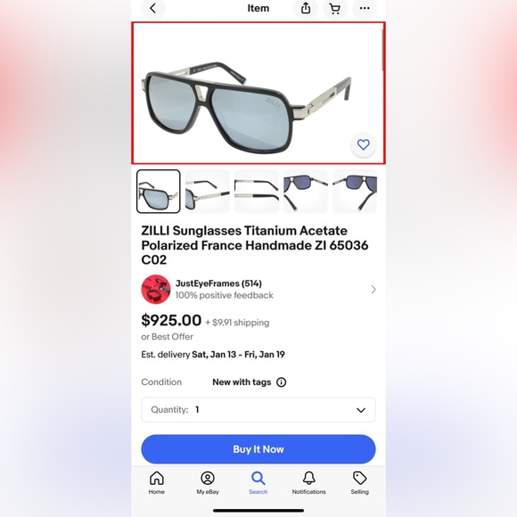 👑Zilli Titanium ZI 65036 C02‼️95% Pure Platinum ‼️Hand made in France 🇫🇷🏆 - Picture 8 of 16